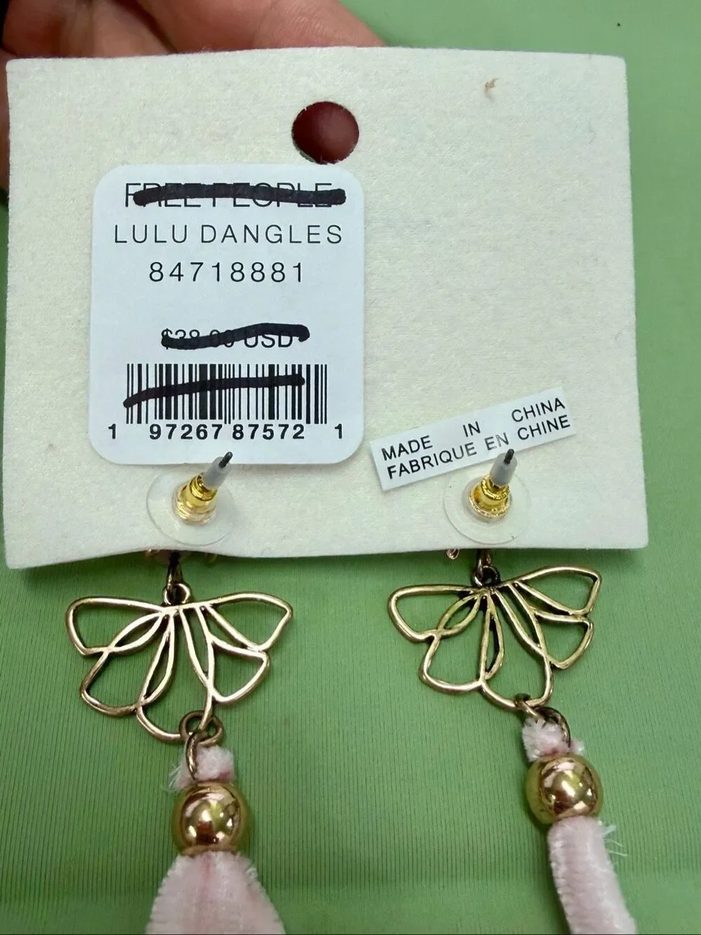 NWT Free People LuLu dangles earrings